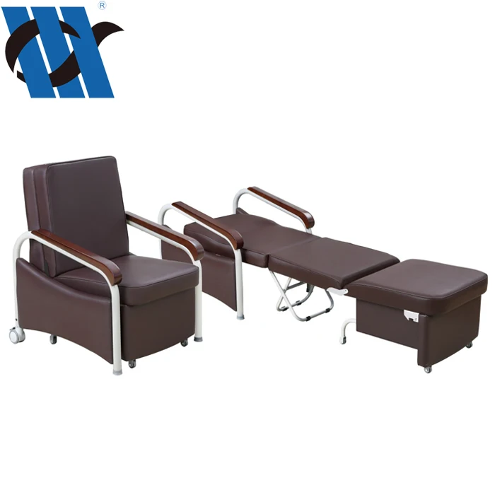 BDEC107 роскошный Медицинский стул для сопутствующих, складной стул для сопровождения, стул для сопутствующих