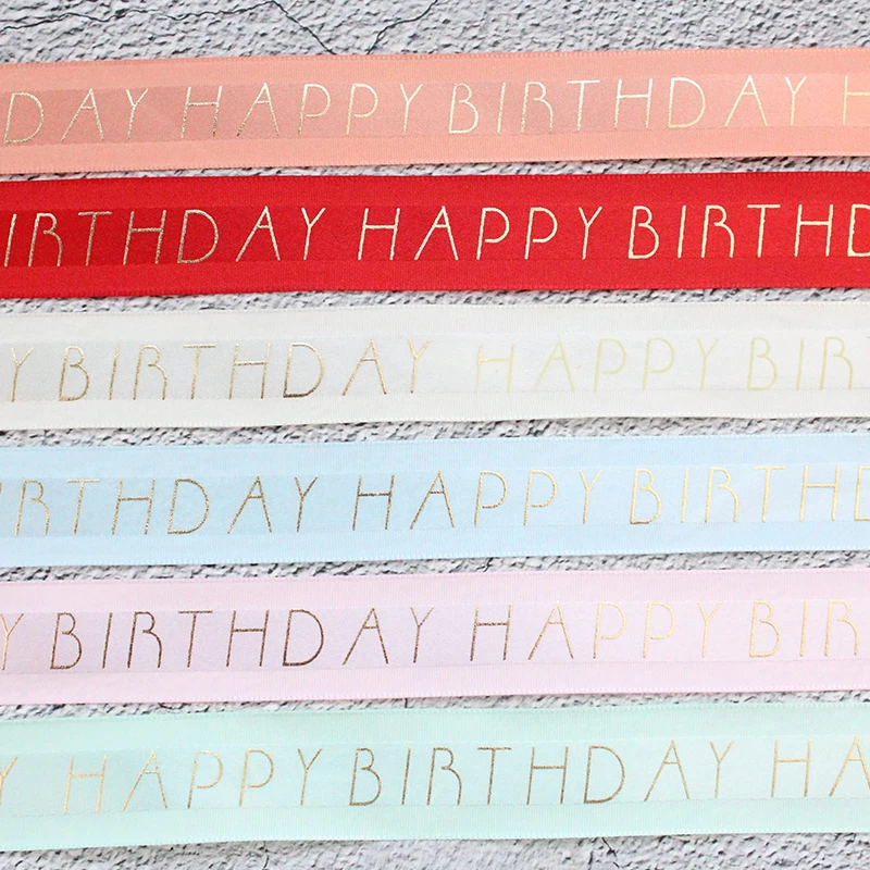 
Wolesale 1-inch wedding cake celebrates Christmas bow gift box packing Satin Gift Ribbon 