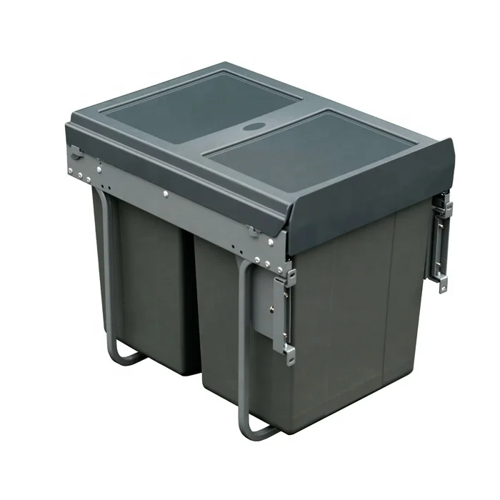Double Waste Bins with Soft Closing