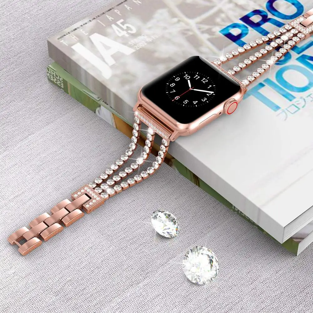 Браслет из нержавеющей стали для Apple Watch 6 5 4 3 2 1 40 мм