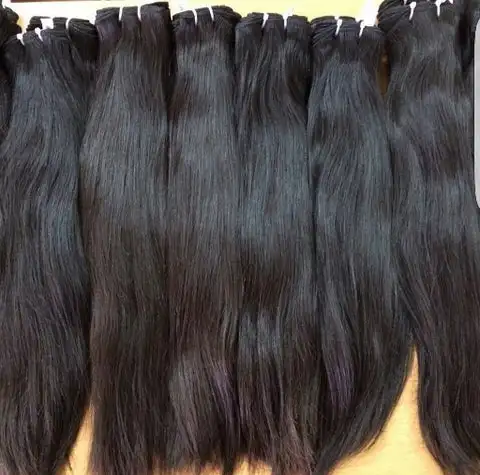 Vietnamese raw Virgin Human Hair Double Drawn Cuticle Aligned Natural Wave raw indian human hair bundles