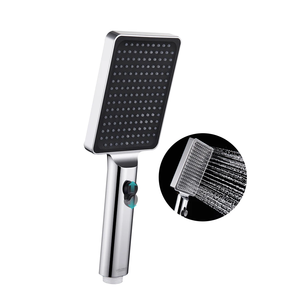 New Creation Technology 2 Functions Hand Shower,  Square Slider Function Control Hand Shower Head