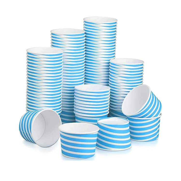 
New Type Wholesale Price Food Grade Disposable Ice Cream Paper Cups 