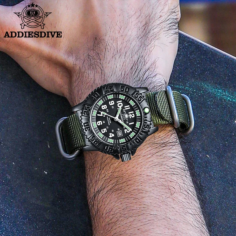  ADDIES high quality Watches Men Wrist Luxury and military black custom watches alibaba online
