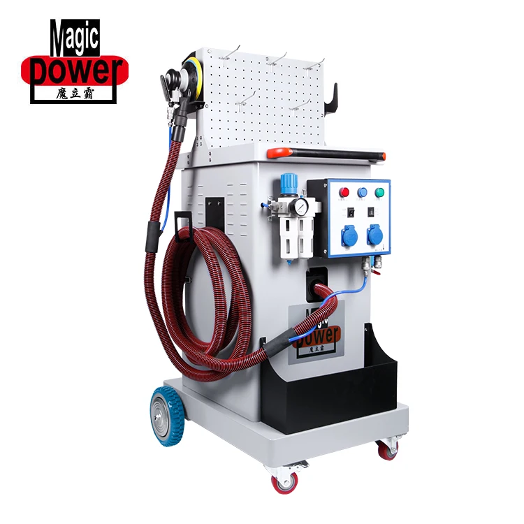 Powerful Dust free auto body sanding collector come with orbit sander vacuum hose and air sander pad