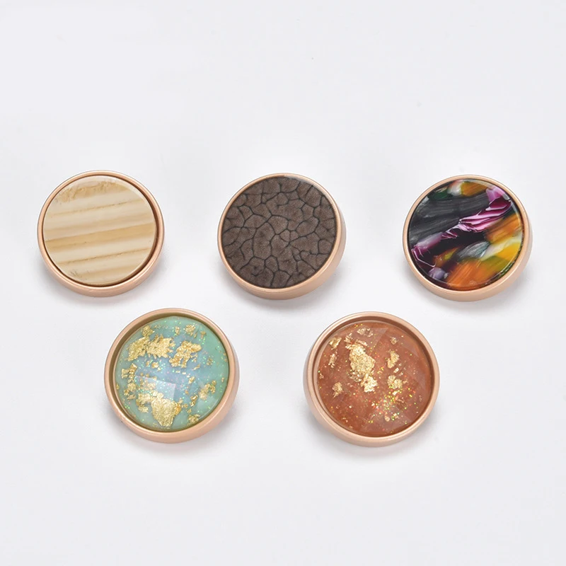 Snakeskin crocodile buttons foot coat buttons metal top grade combination buttons