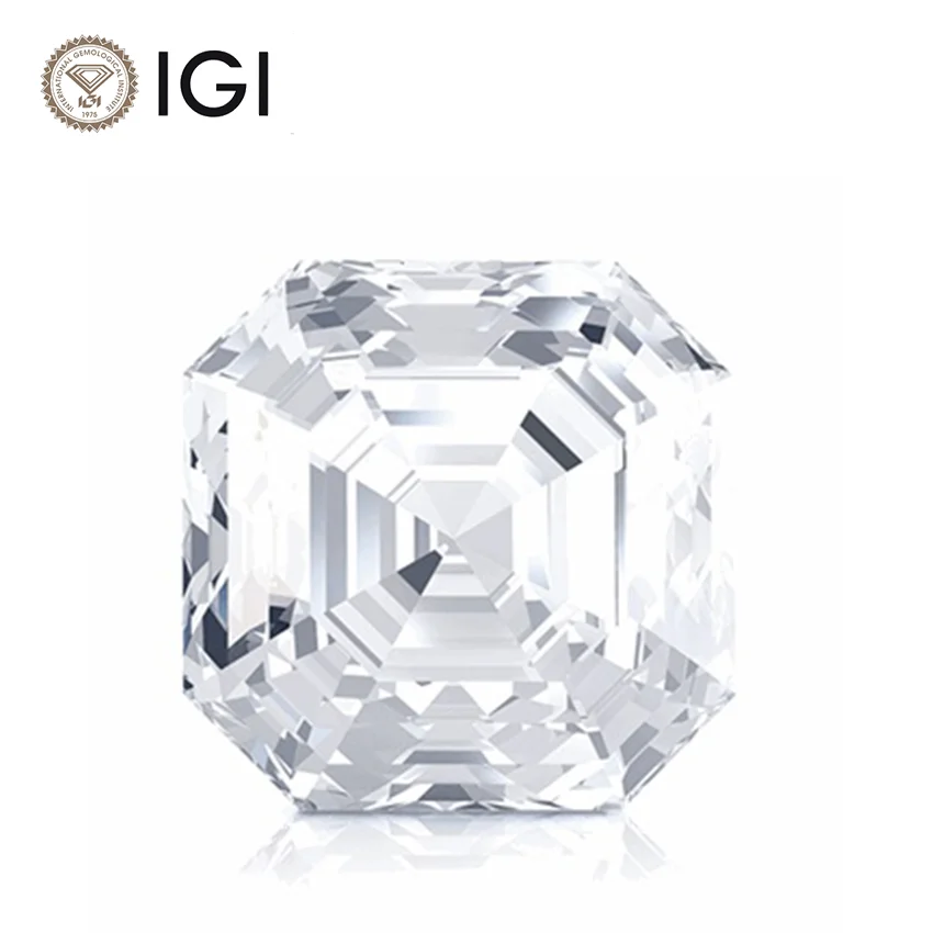 1ct Ascher Cut Loose Natural Diamond Loose Diamonds India CVD Lab Grown Loose Diamond India