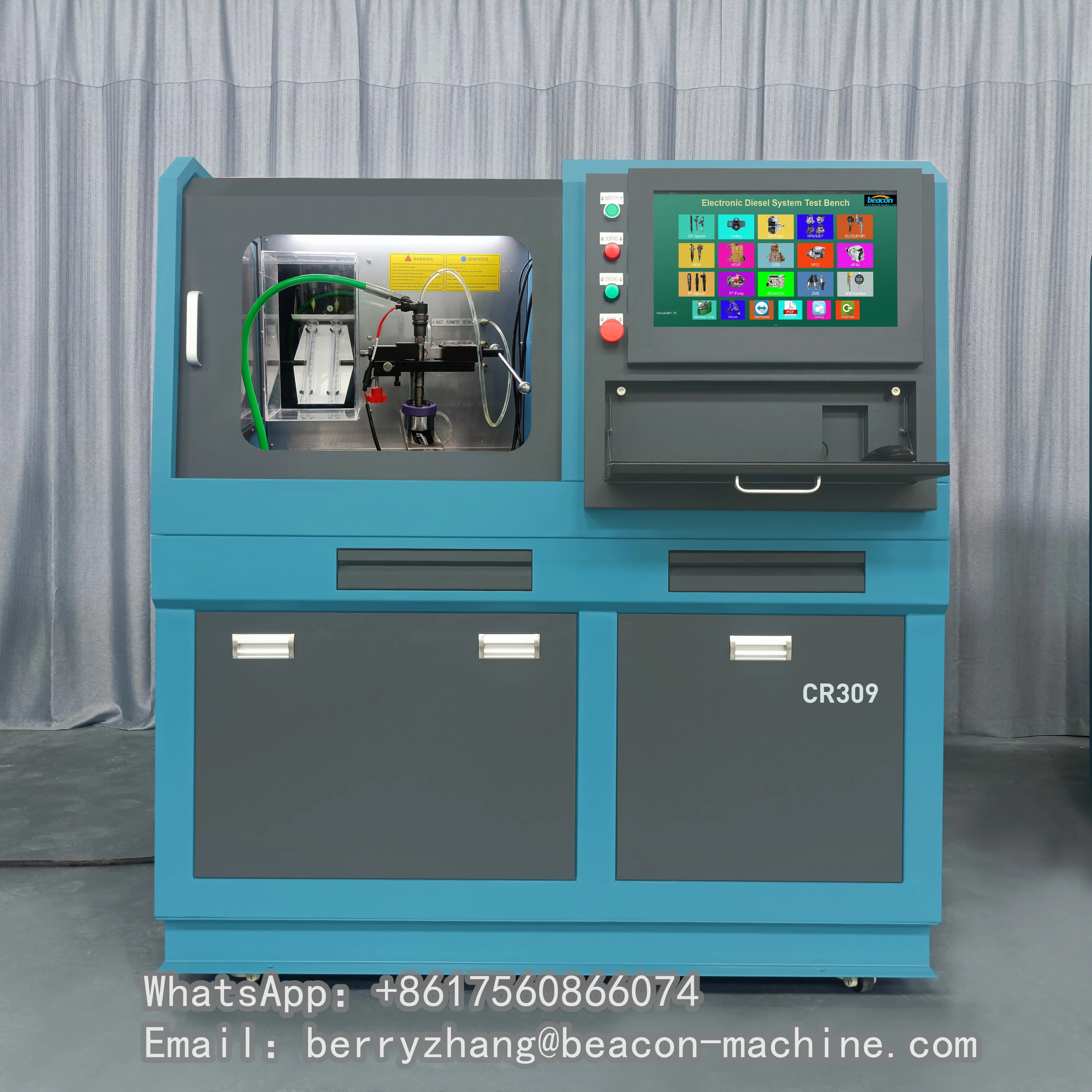 CR309 инжектор Common Rail испытательный стенд дизельный Cr тестирование с функцией кодирования ремонтная машина