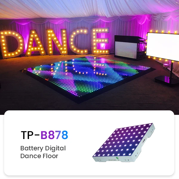 Disco Night Club Wireless white 6mm Acrylic LED Starlit track