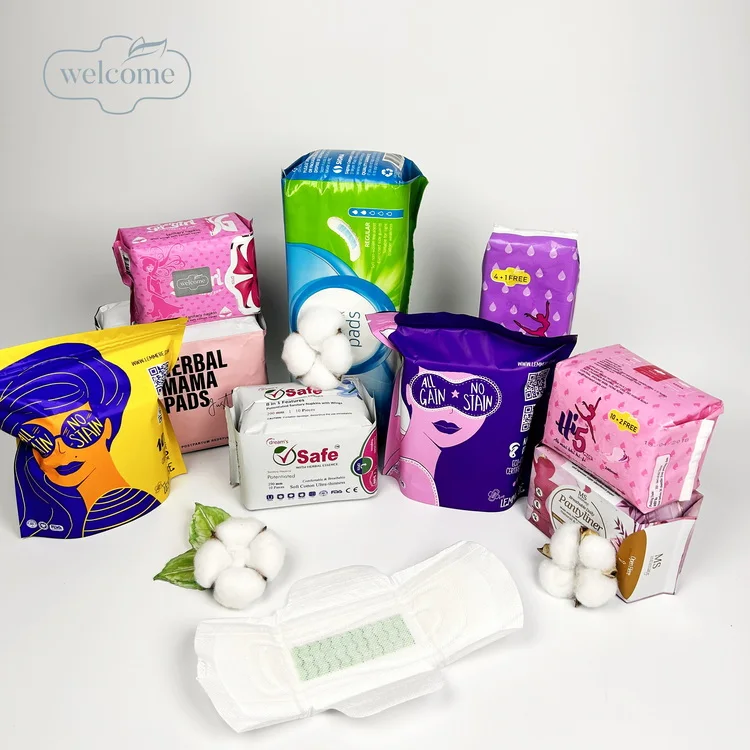 Free Shippings Items Social Media Tot Trends Free Samples Sanitary Napkin Feminine Care Products Online Store Pads