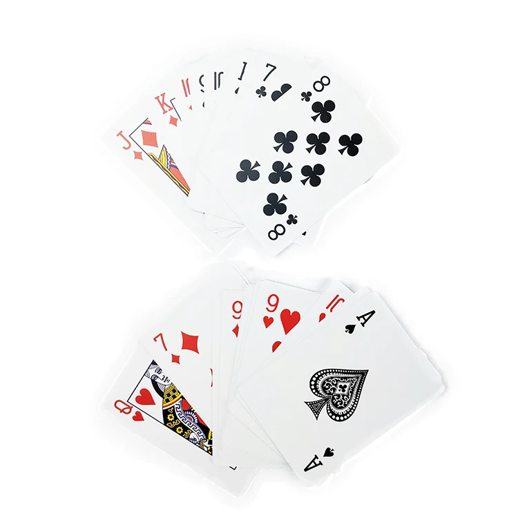 Custom Printed Wholesale PVC Plastic Board Game Printing Waterproof Poker Playing Card