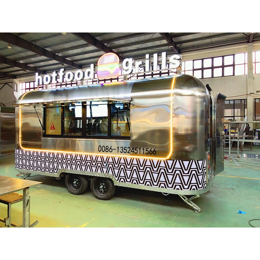 Best Quality Promotional Cart One Waste Water Tank Two Story Food Truck