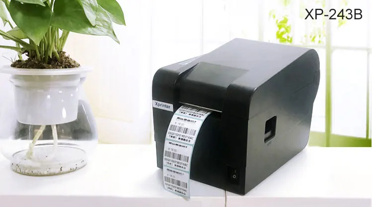2inch 58mm desktop thermal barcode printer mini label sticker shipping printer XP-243B