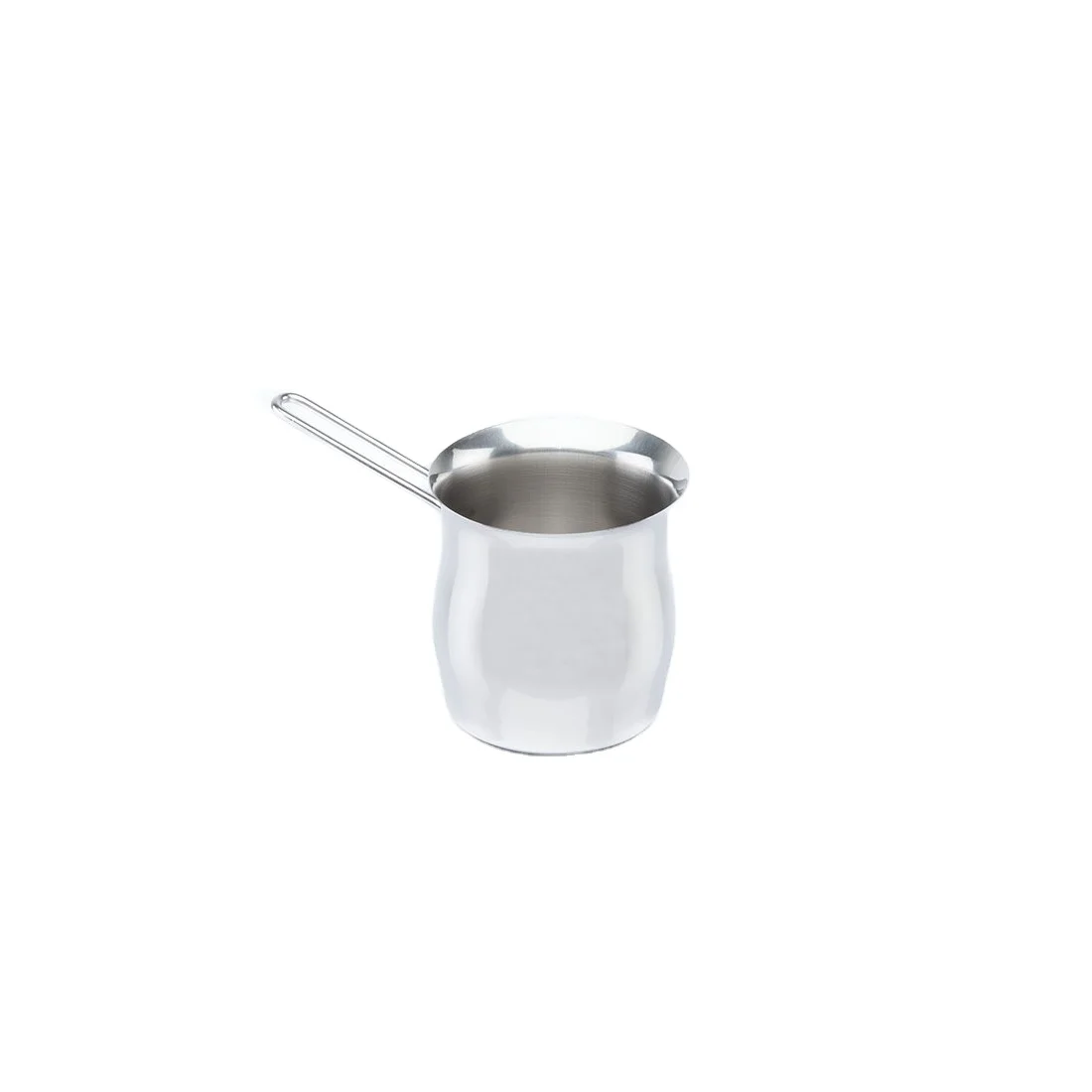 Steel Handle Turkish Coffee Pot 2 Cups for Make Coffee or Warm up Milk Water Thee Tools Accessories for Cooking Made in Italy