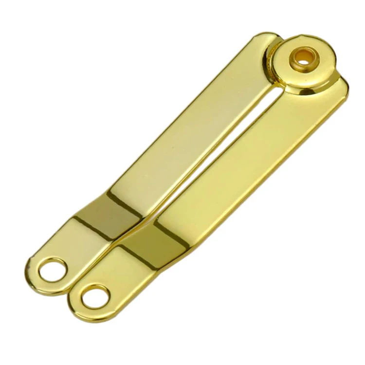 Customize wholesale high end metal hardware accessories small wooden box side stay