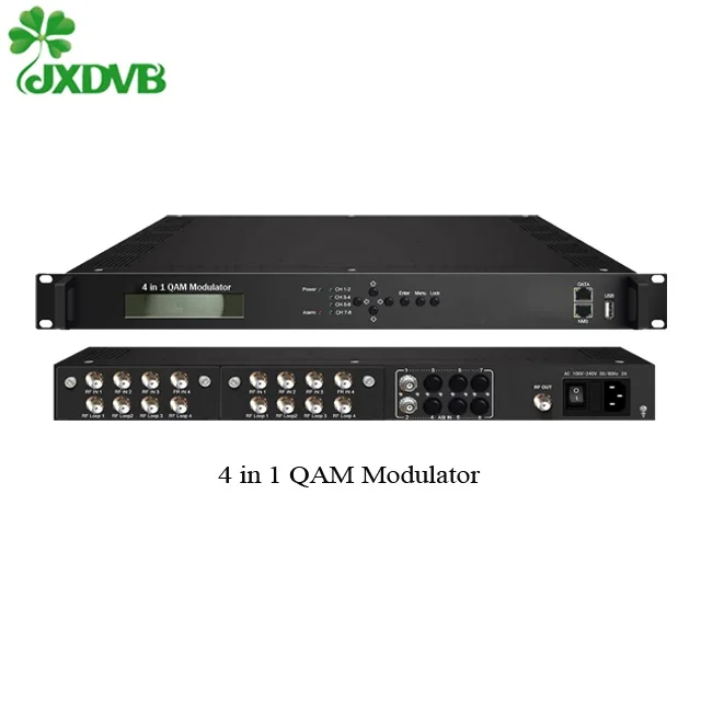 HD 1080P DVB-S ASI To DVB-C Transmodulator
