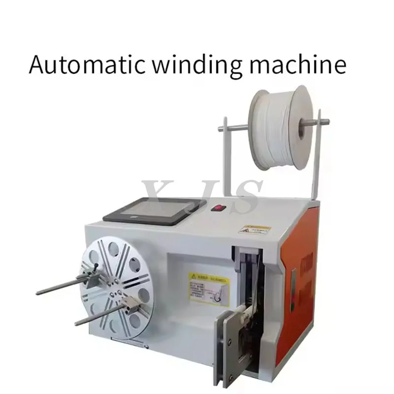 Automatic Wire Winding Stringing Machine Banding Bundling Tying Electrical Copper Wire Cable Coiling Machine Price