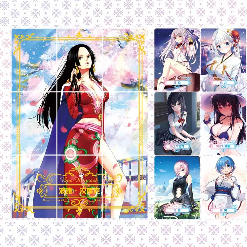 Wholesales Anime beauties A Goddess Story Collection Cards Sexy Swimsuit TCG PR Girls Bikini Goodliness Table Playing Game Boa