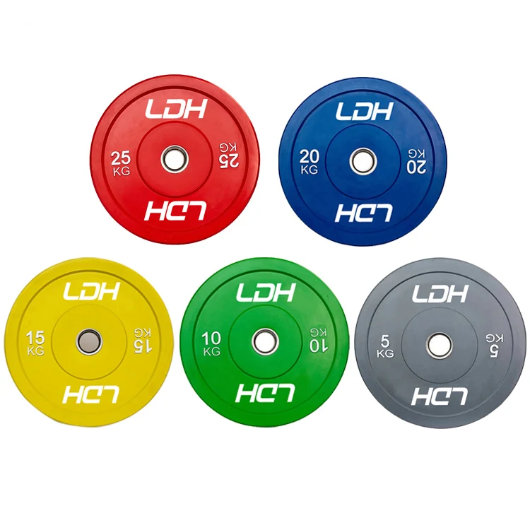  LDH Фитнес Тяжелая лифтинг oem бампер пластина кг Пользовательский