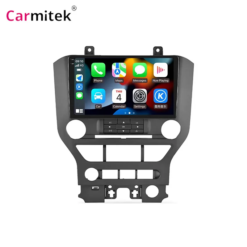 Carplay для Ford Mustang 2015 2016-2020 автомобильный Android навигация GPS Радио стерео монитор мультимедийный плеер IPS видео 4G