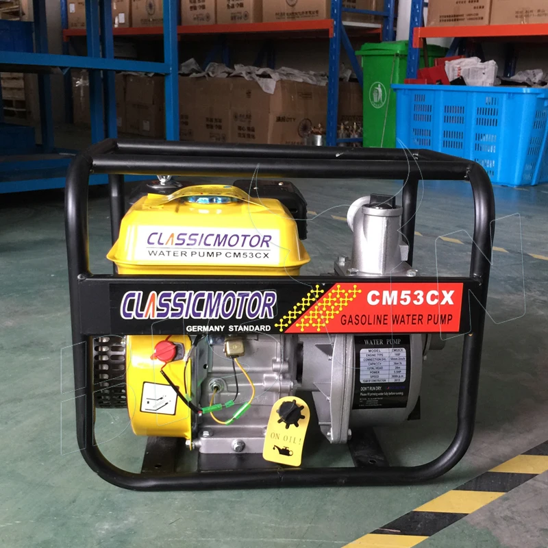 BISON China 2 Inch CE Standard Gasoline Iron Water Pump high lifting pump wp20