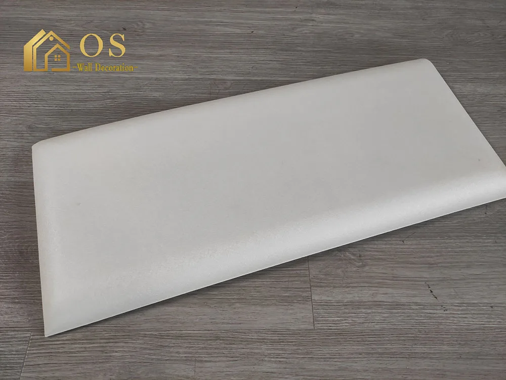 4D soft leather panel art series for wall ceiling decoration in bedroom modern design child protective device