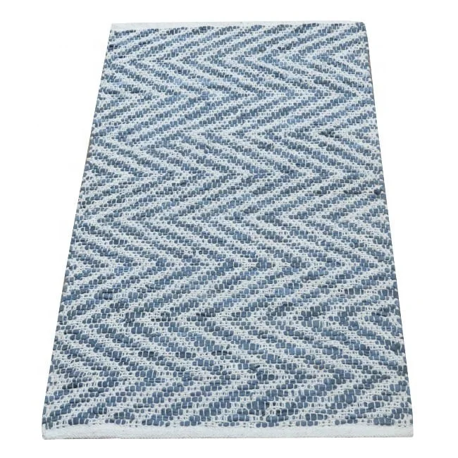 
Natural recycled customized handmade leather area rugs carpet for home decor 