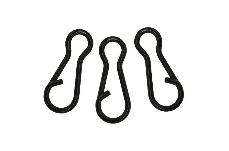 Аксессуары для рыболовных снастей на карпа, крючок на защелке, матовый черный рыболовный крючок, несколько зажимов