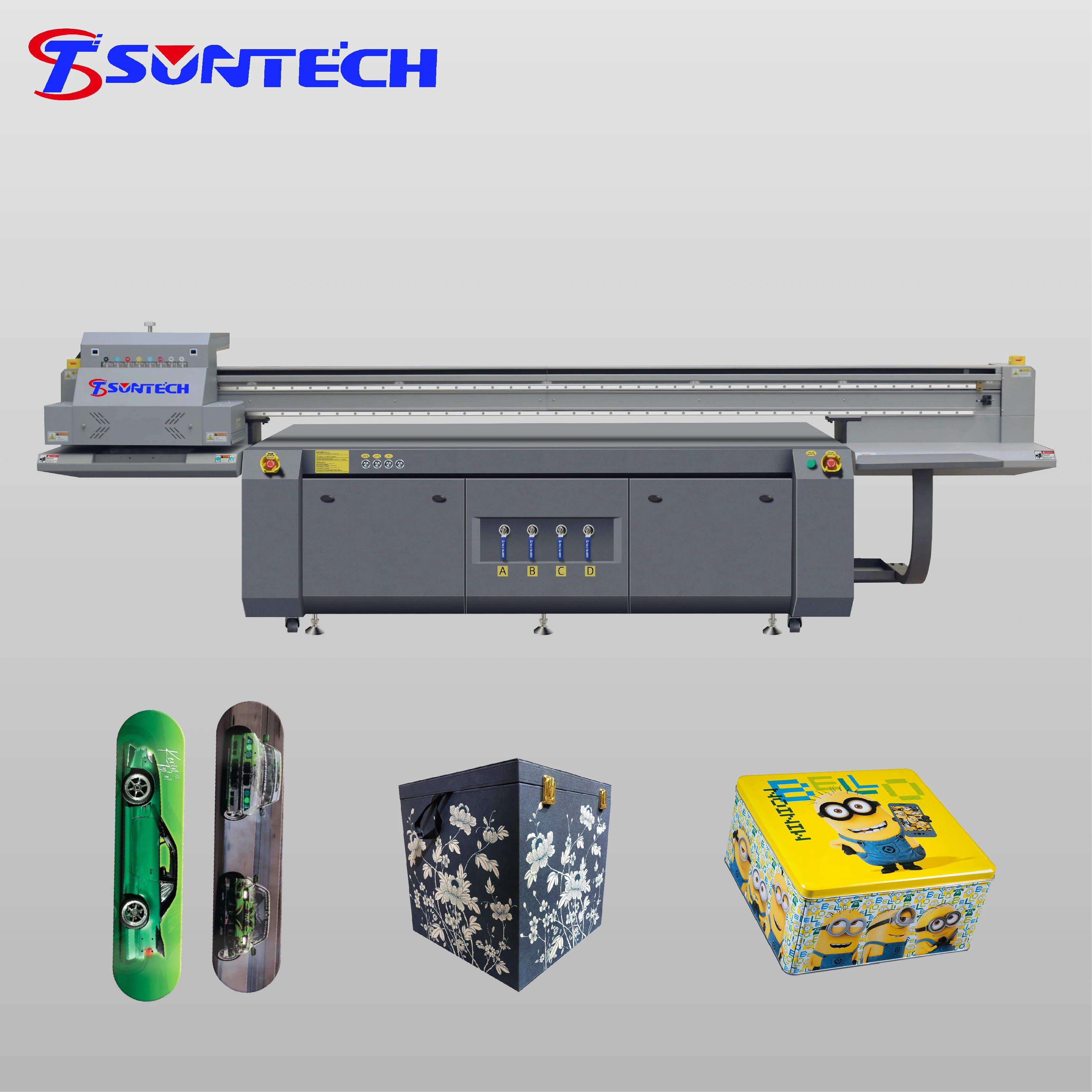 China Manufacturer Uv Flatbed Printer Print Width 3200*2000MM Digital 3d Effect Printing Machine With Rotary Device