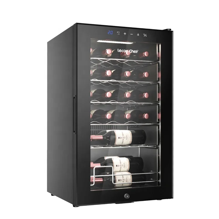 Commercial Household Refrigerator Beverage Display 24 Bottle Wine Cooler Fridge