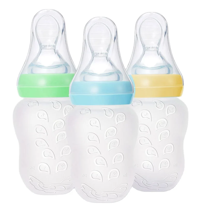 Factory Price Baby Feeding Bottle 150ml Borosilicate Glass Food Grade Silicone Breast Milk Bottle