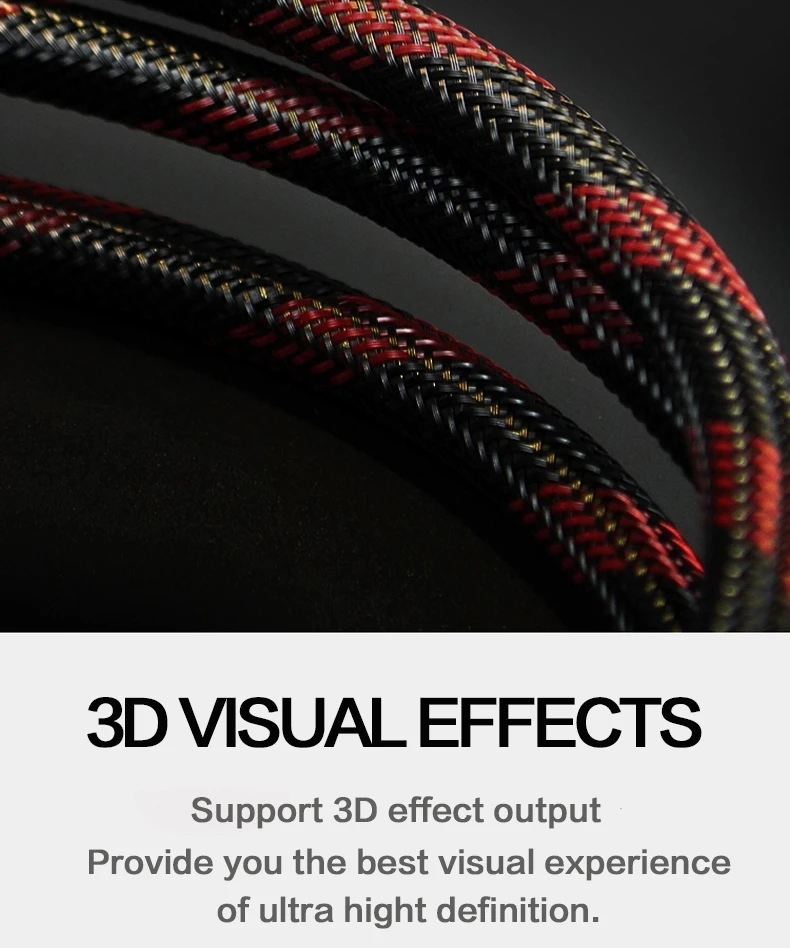 
3D 4K 1.4 HDMI Cable to type A HDMI with ethernet 1.5m HD supported 