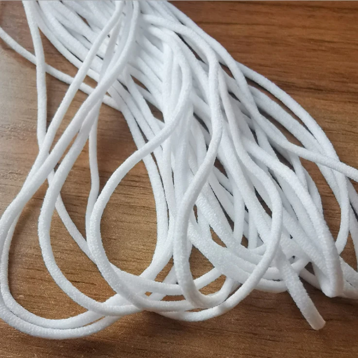 2.5MM Elastic Ear Ropes String for  DIY Face Mask Cord Rope