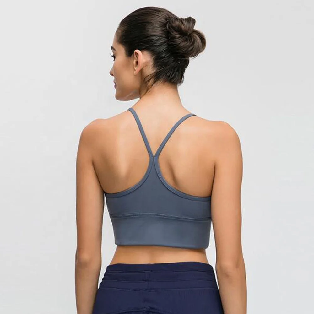 
High Quality Fitness Yoga Wear Sport Clothing Two Piece Seamless Sports Bra 