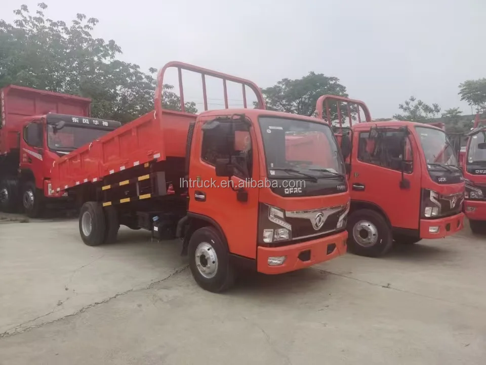 Chinese  Factory Direct Sales  4X2 Dongfeng High Quality Dump Truck  Mini 5 Ton Small Light Tipper Truck