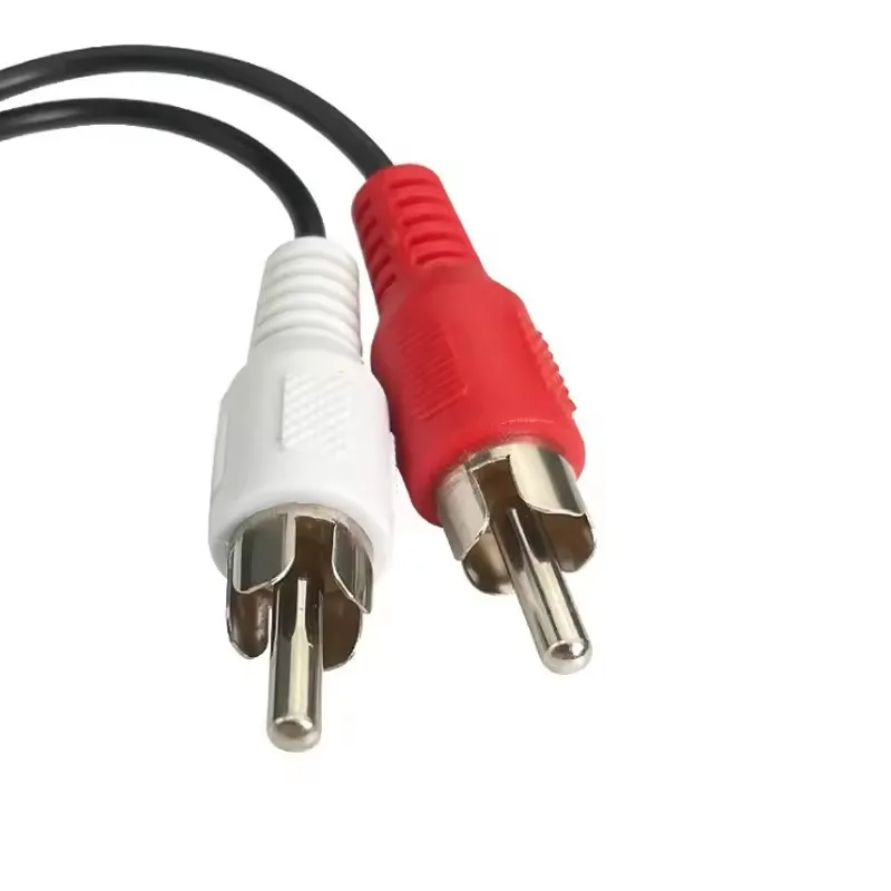 3 5 мм 1/8 стерео Женский мини-джек на 2 штекер RCA адаптер аудио Y КАБЕЛЬ