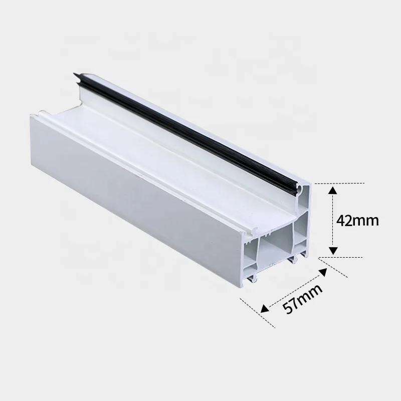 Manufactures Pvc Profile Door and Windows Upvc Profile Plastic Profles for Sale