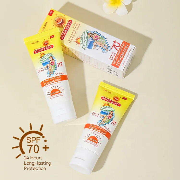 Органический отбеливающий антивозрастной лосьон для лица SPF70 + с защитой