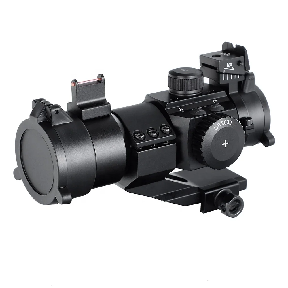 Ohhunt Optics Factory Reflex Sight OEM ODM 1x30 Real Red Fiber Optic Tactical Red Dot Sight Scope