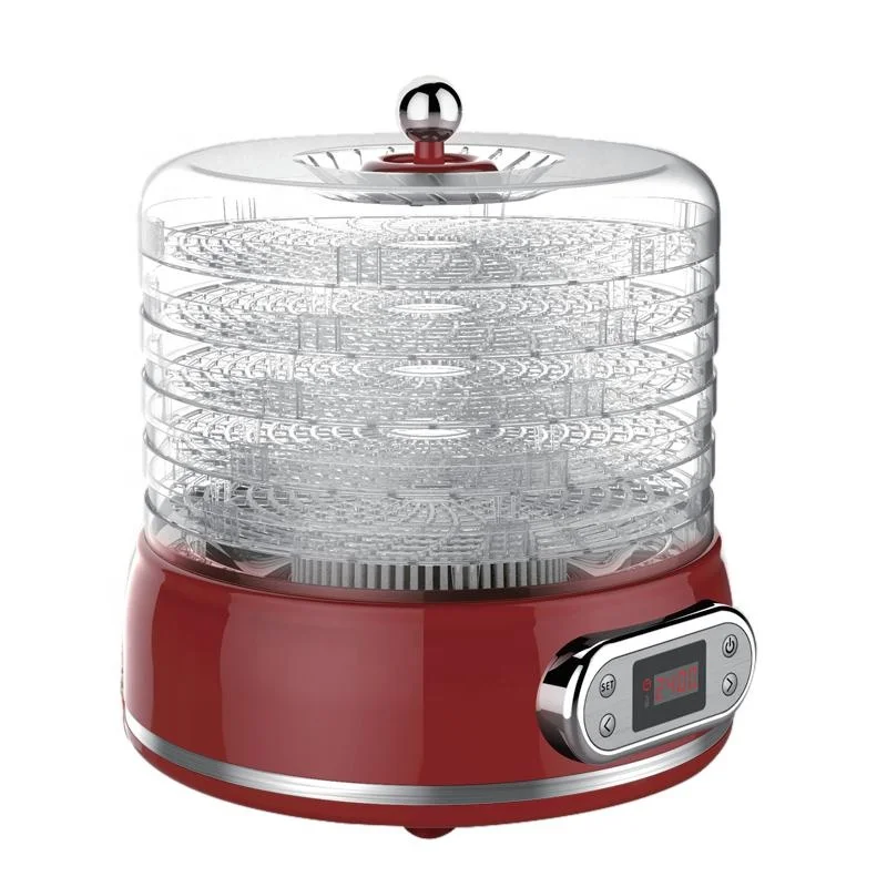 SUNSIR digital version Hot sales Mechanical 5 trays 10 layer home fruit dryer adjustable temperature vegetable food dehydrator
