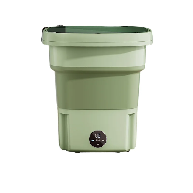 Folding washing machine 12L large capacity elution - body household underwear sterilization shirt Large T-shirt cross-border