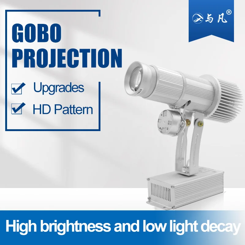 
Yufan 50w global custom laser lamp wireless 4K high definition led welcome advertising light gobo logo projector 