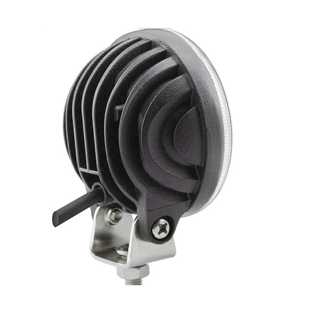 Work Lamp For Jeep Compass Car LED Bulb  Fog Light Lens Angel Eye Daytime Running Light 10-60V