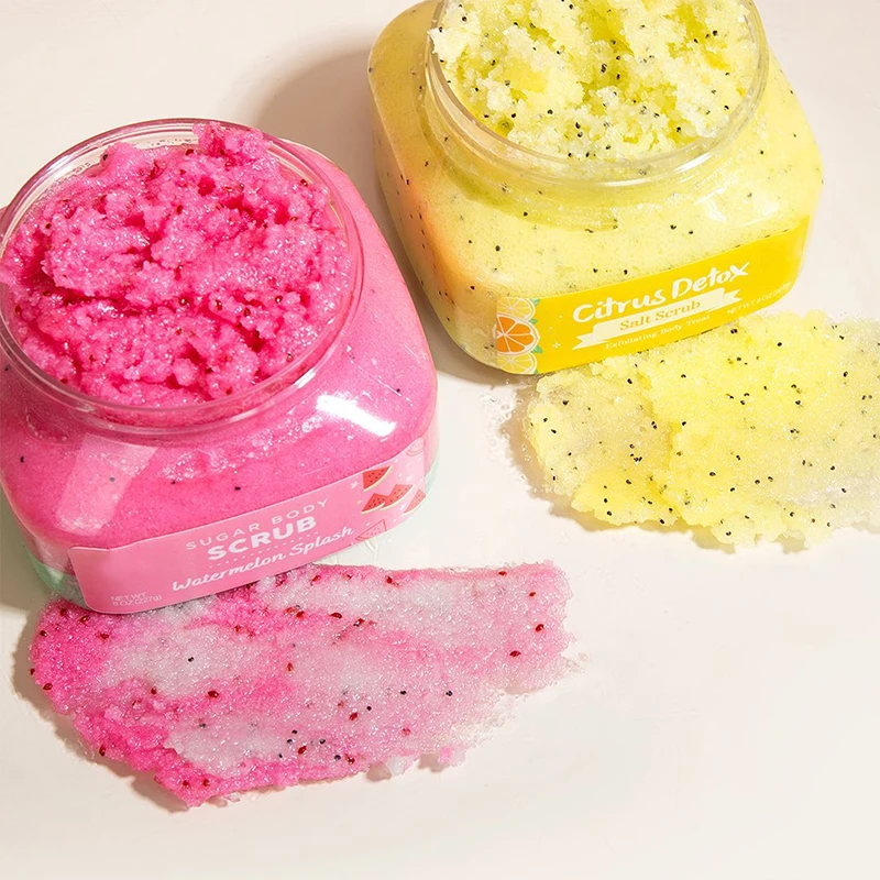 Premium Bath Cream Mangosteen Nature Herbal Beauty Skin Women Personal Care Salt Body Scrub
