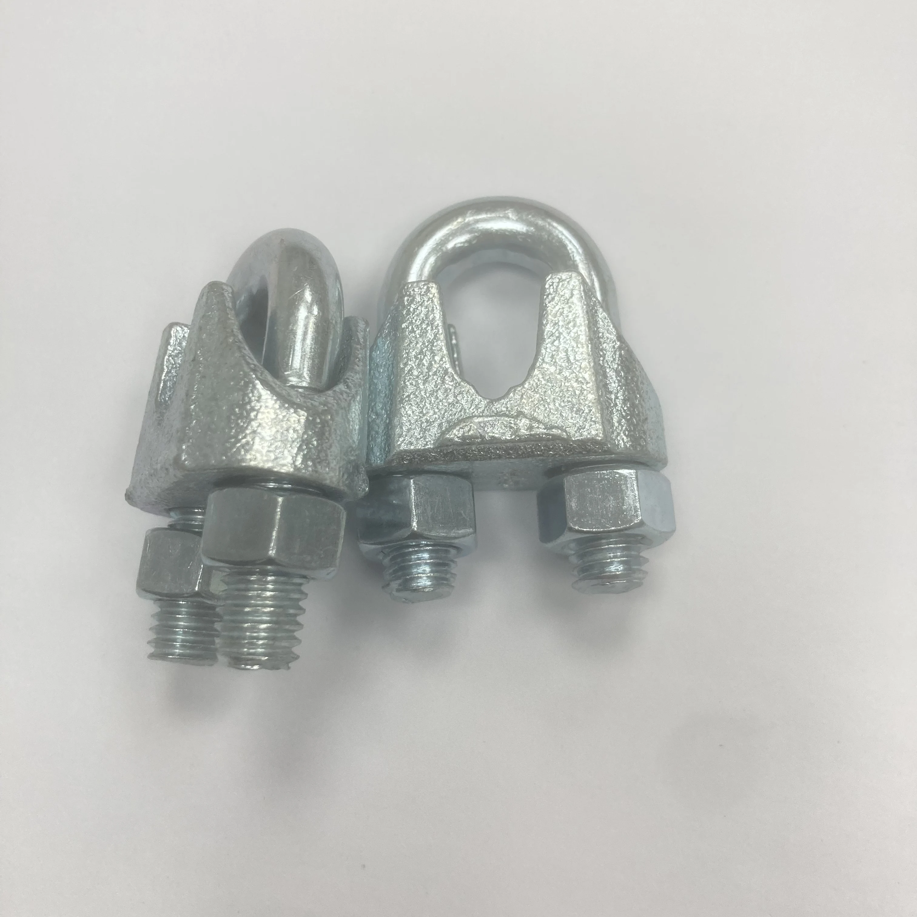 US Type Malleable Galvanized Cable Clamp with Zinc Plated Nut Steel Rigging Wire Rope Clip for Sling