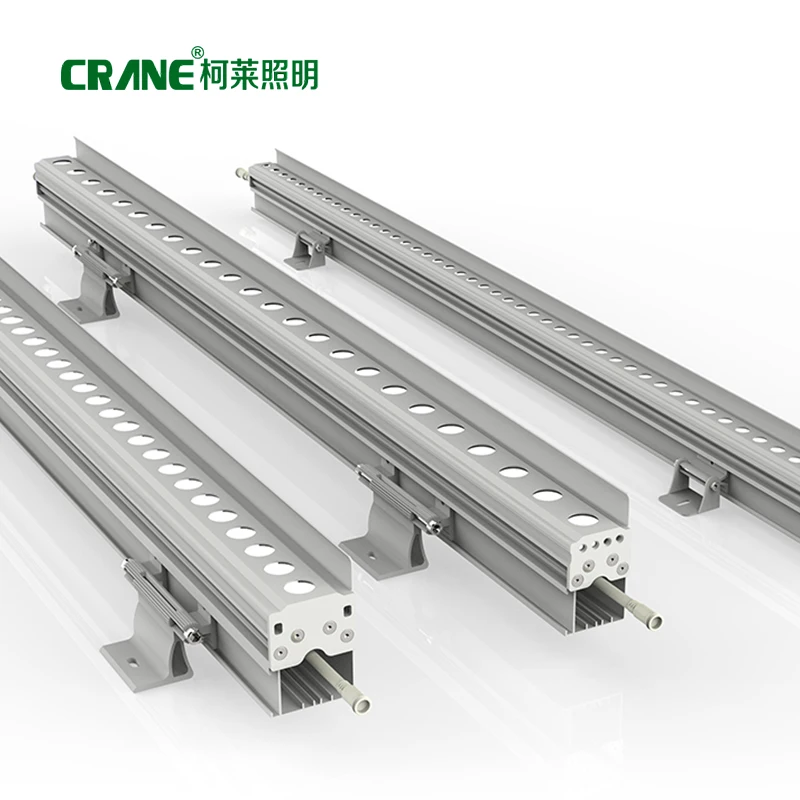 No glass cover design 1000mm LED wall washer 12W with cable box