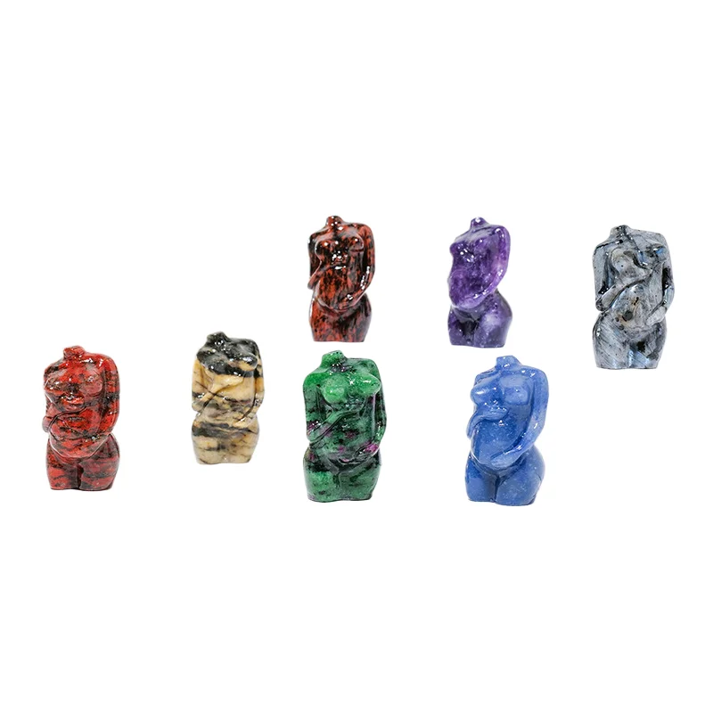 HY Wholesale crystal Carving female Woman Body Crystals Stones Female model Crystal Women Body