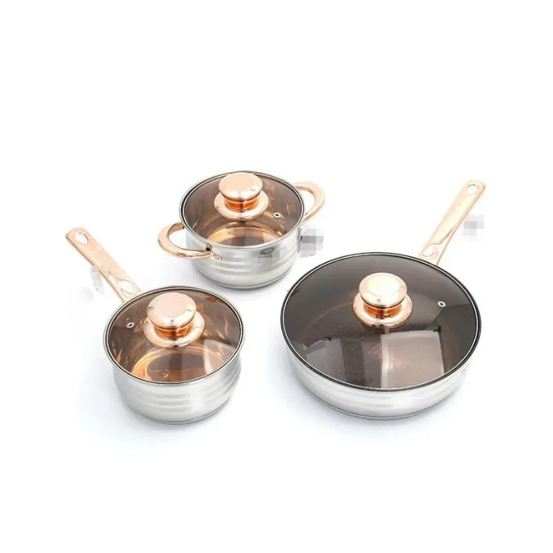 12 Piece Stainless Steel Kitchen Cookware Set