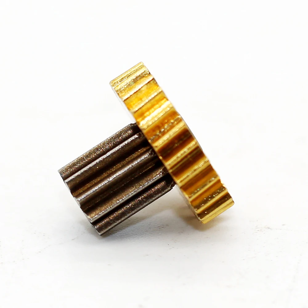 Worm Gear M0.5*10.3H brass gear for worm gearbox reducer  worm gear reduction motor factory offer OEM ODM Service