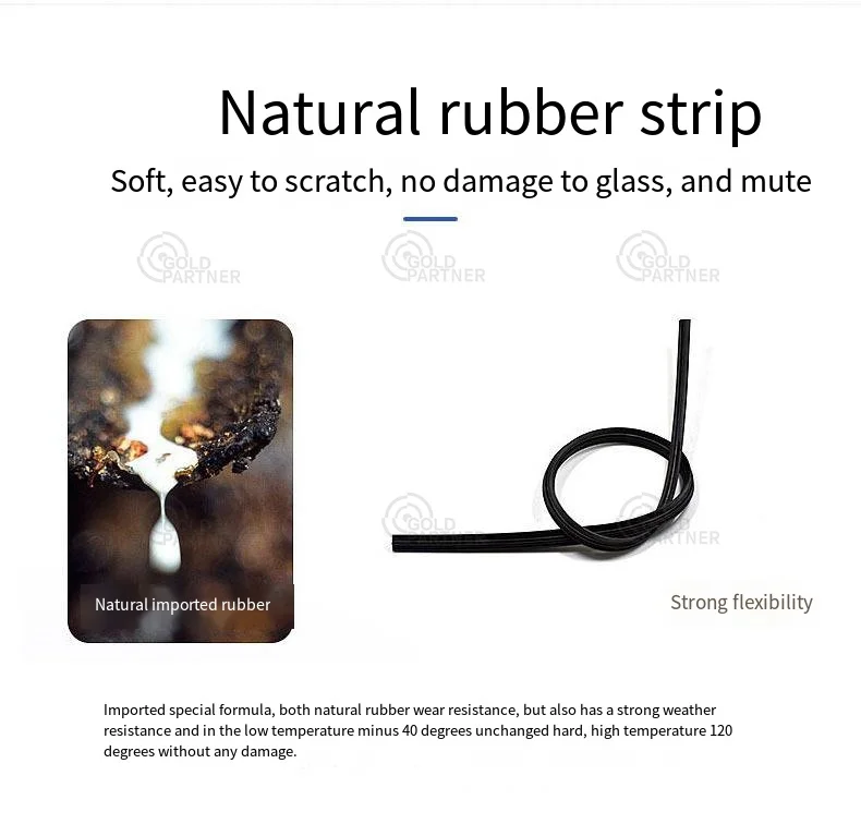 CARTEKBKS RTS 0.39$/Pcs Wiper Blades Universal Soft Frameless Assembly Chrome Auto Car wiper blade